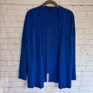 Talbots Royal Blue Knit Cardigan Sweater Woman’s Size Medium